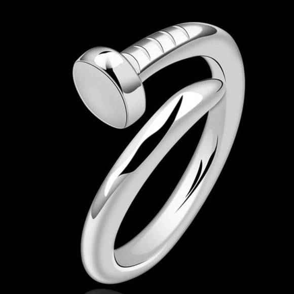 Jewelry - Silver Nail Ring (M15)